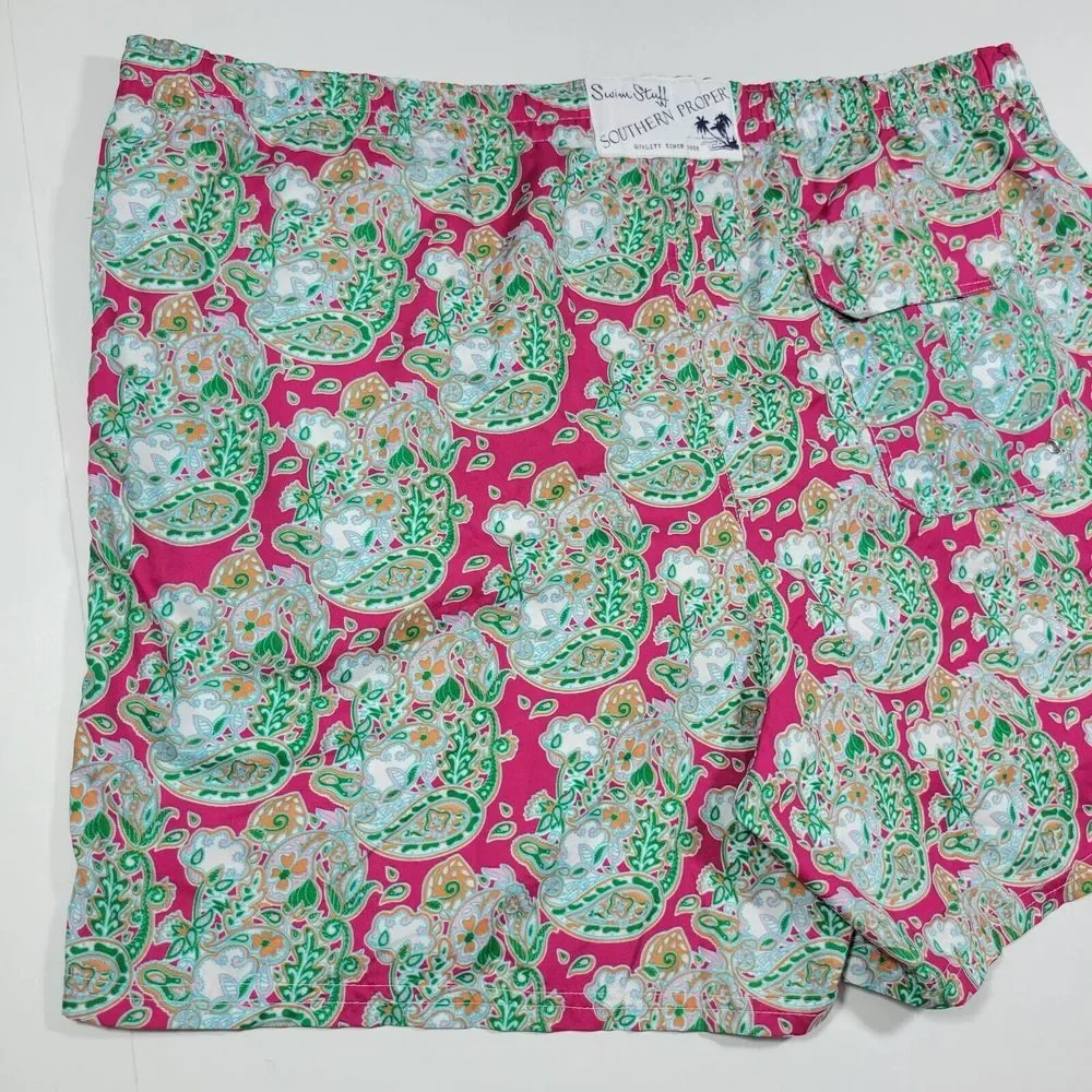 Swim Stuff Southern Proper Swimming Shorts Multi Color Size XL‎ 38-40